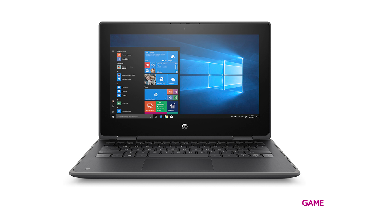 HP ProBook x360 11 G5 Híbrido Celeron N4120 - UHD Graphics 600 - 4GB - 128GB SSD - 11.6´´ Tactil - W10 - Ordenador Portatil-1