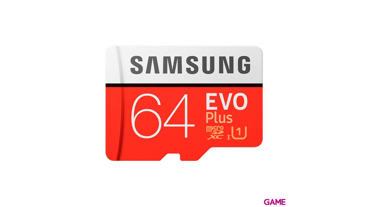Samsung EVO Plus 64GB MicroSDXC UHS-I Clase 10 - Tarjeta Memoria-1