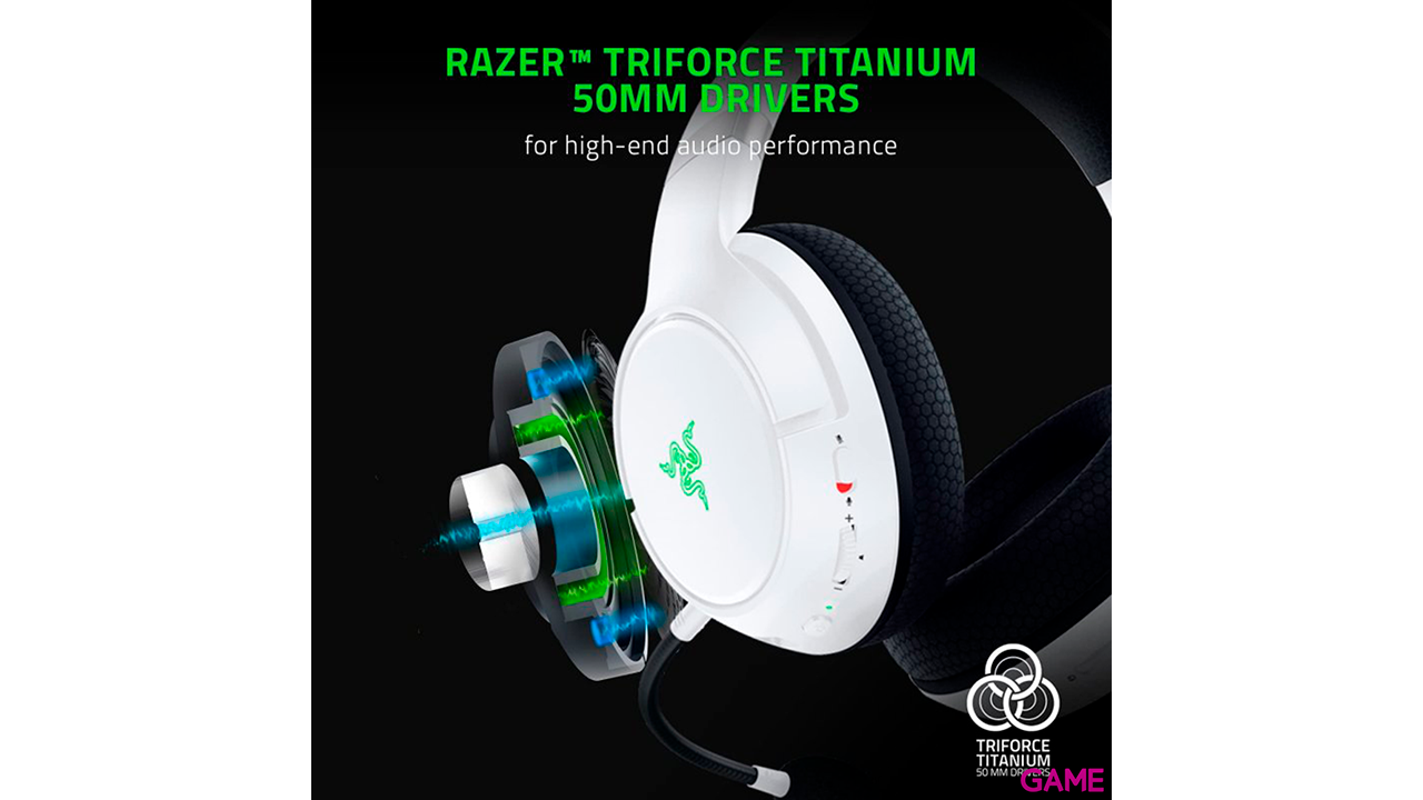 Razer Kaira X Xbox Blanco - Conector de 3,5mm - Auriculares-1