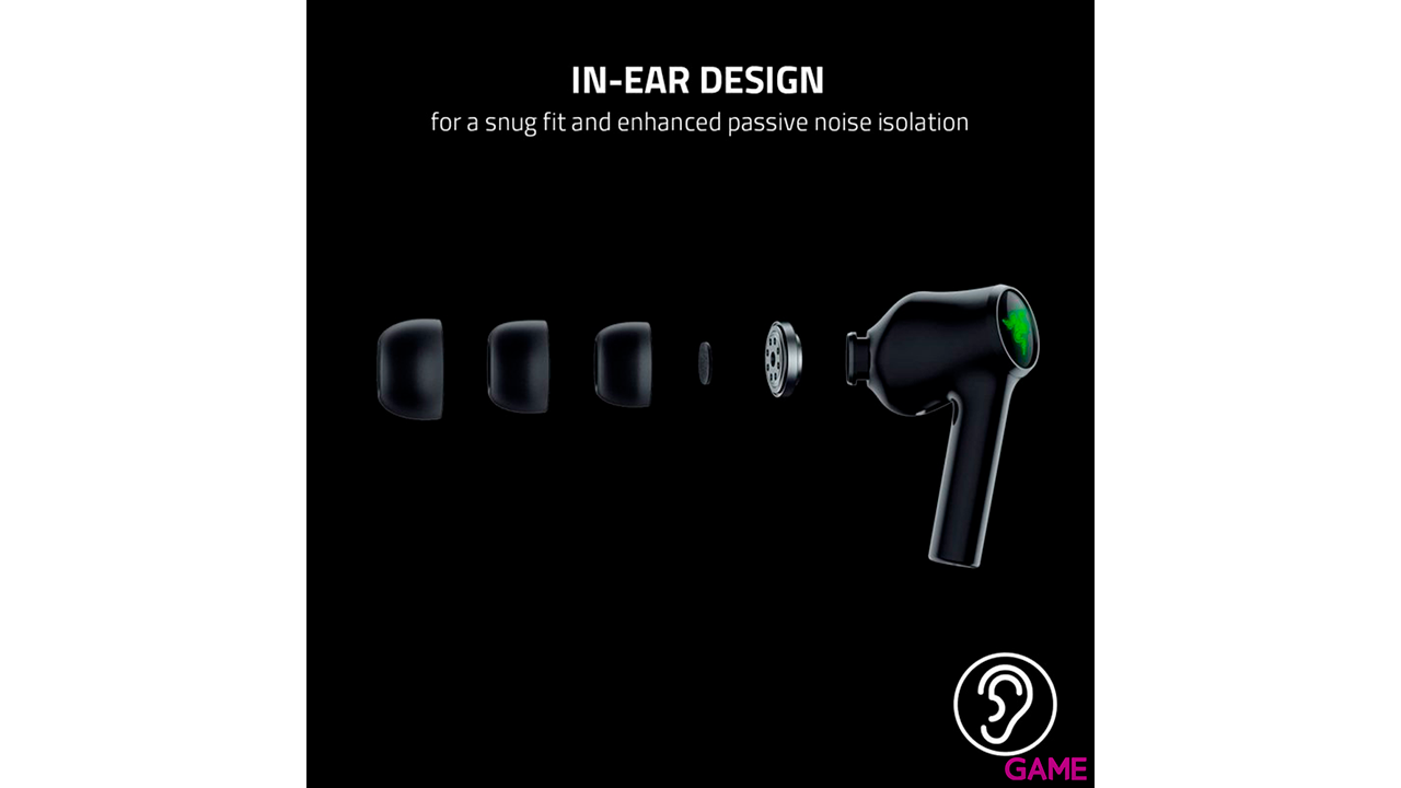 Razer Hammerhead Bluetooth In Ear Negro - Auriculares-1