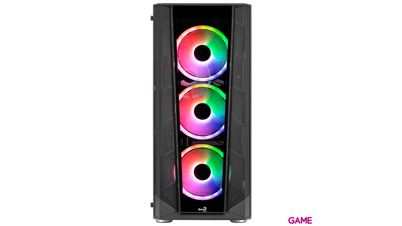 Aerocool Prism V3 ATX Cristal Templado ARGB Negro - Caja Ordenador-2