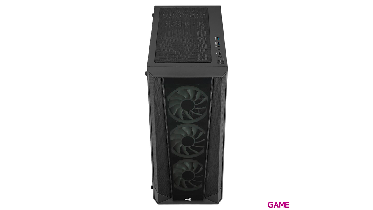 Aerocool Prism V3 ATX Cristal Templado ARGB Negro - Caja Ordenador-3