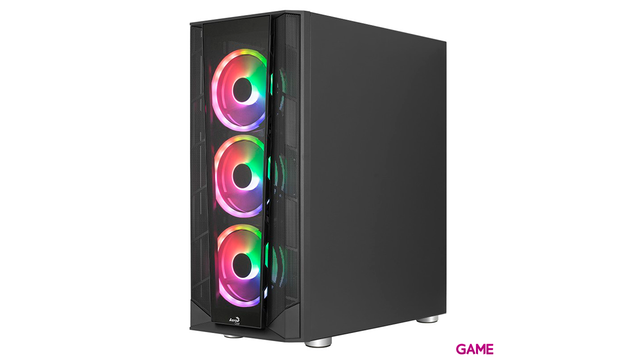 Aerocool Prism V3 ATX Cristal Templado ARGB Negro - Caja Ordenador-4