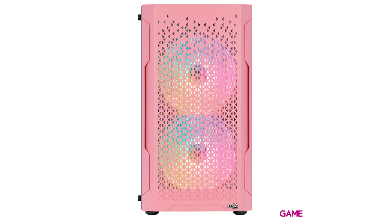 Aerocool Trinity Mini V3 Micro ATX Cristal Templado RGB Rosa - Caja Ordenador-2