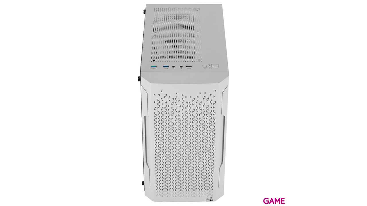 Aerocool Trinity Mini V3 Micro ATX Cristal Templado RGB Blanco - Caja Ordenador-3