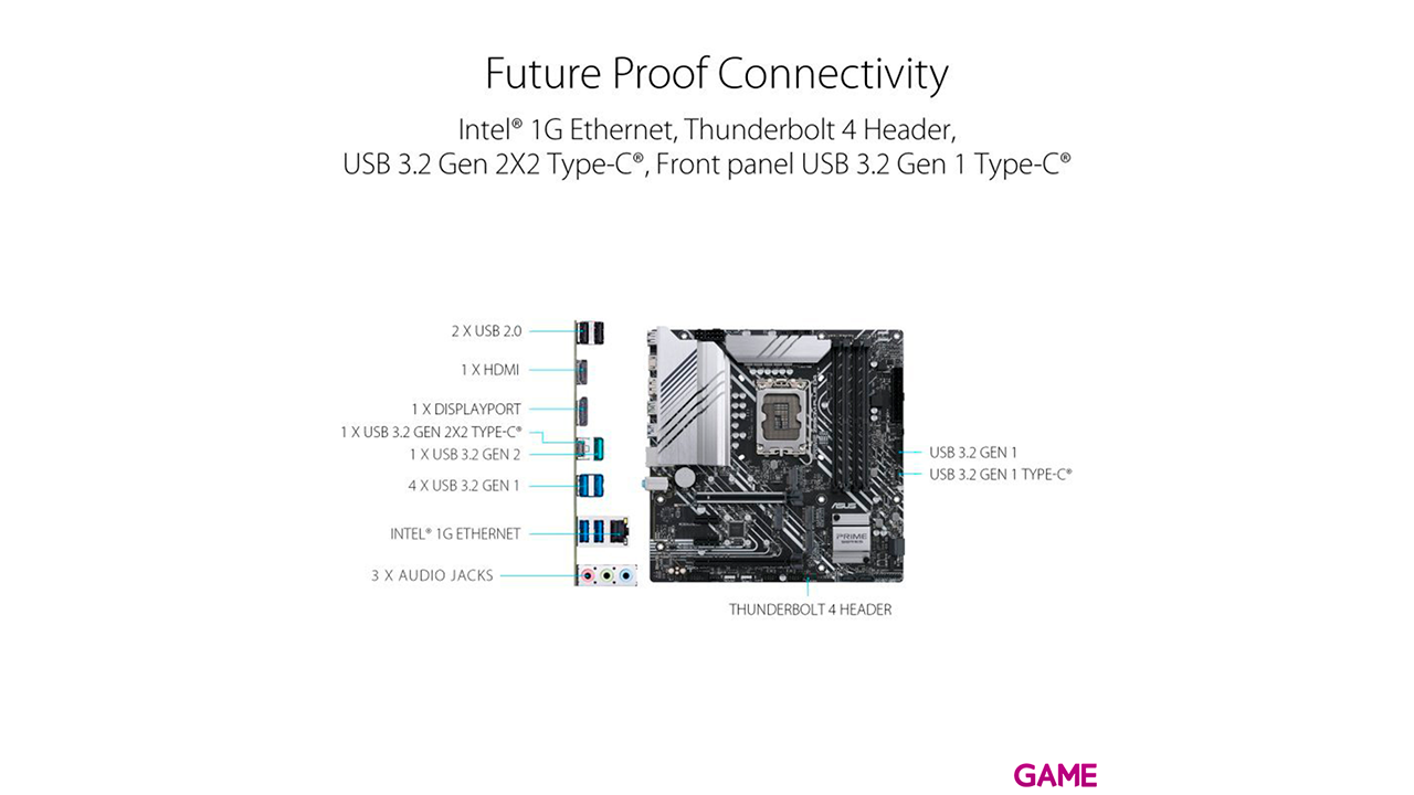 ASUS Prime Z690M-PLUS D4 Intel Z690 LGA 1700 micro ATX - Placa Base-5