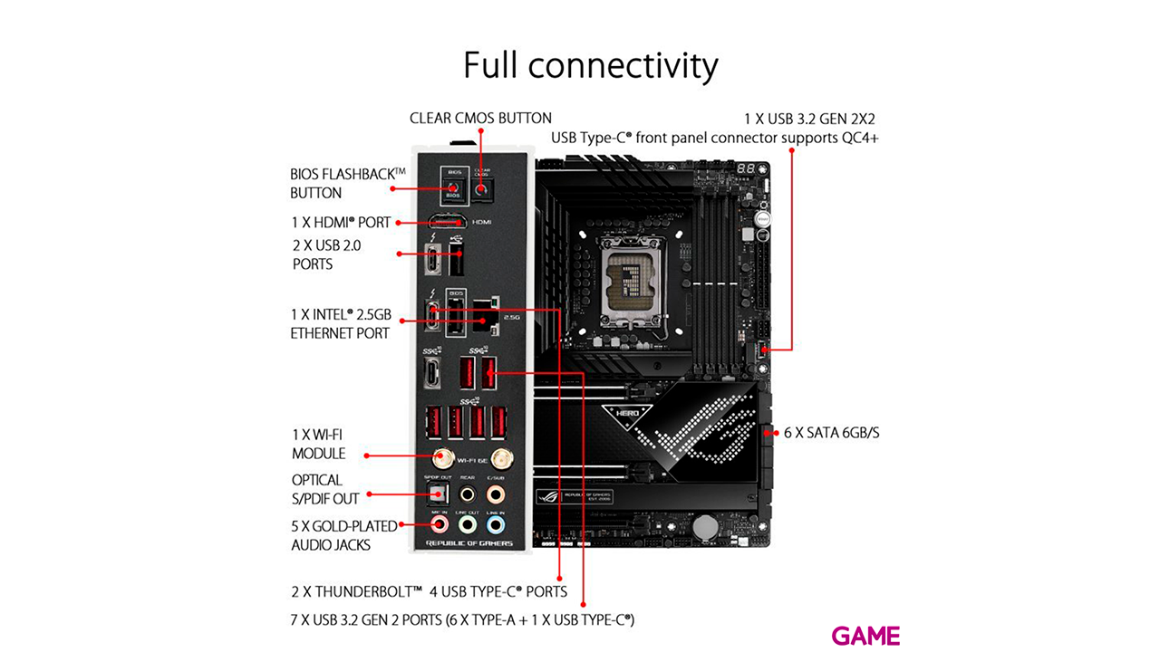 ASUS ROG Maximus Z690 Hero Intel Z690 LGA 1700 ATX - Placa Base Gaming-1