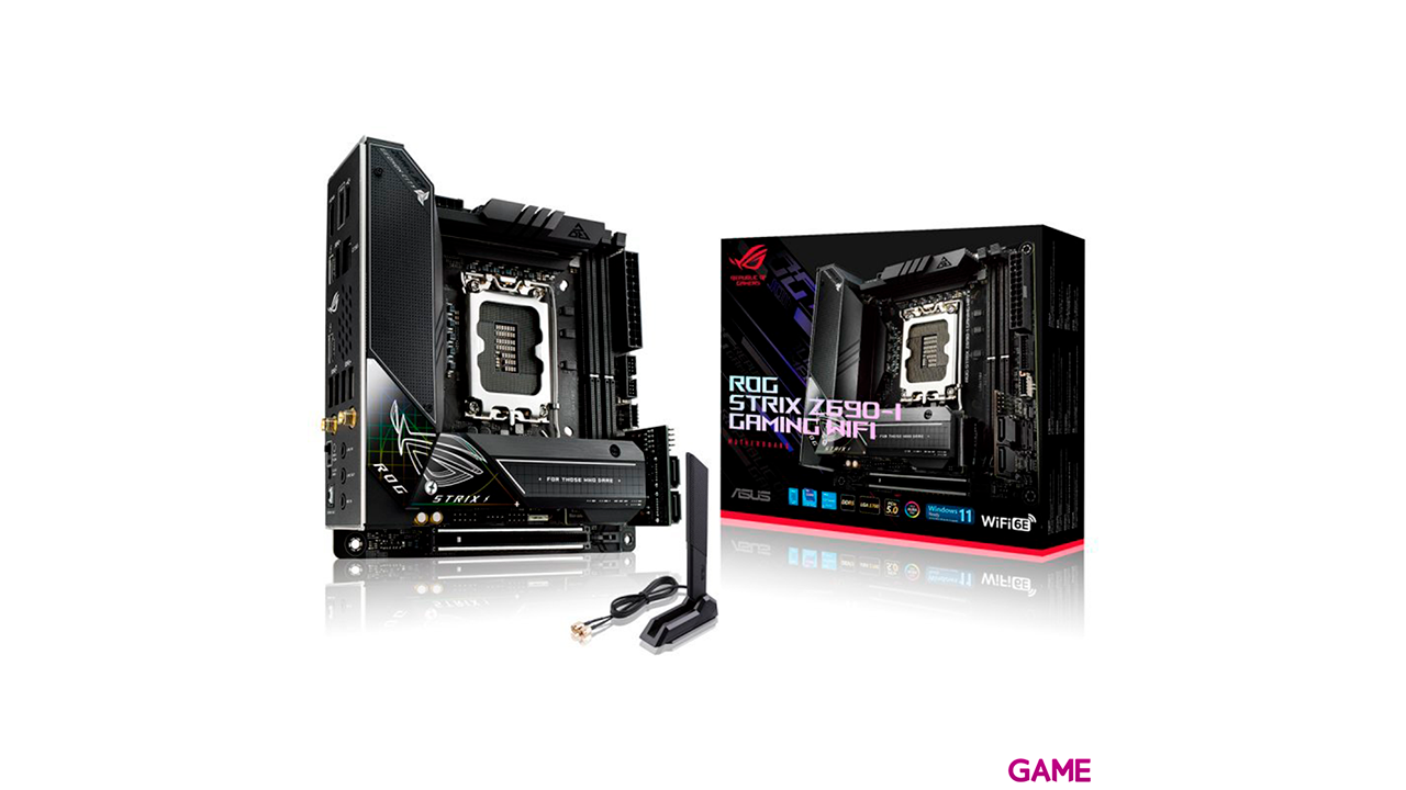 ASUS ROG Strix Z690-I GAMING WIFI Intel Z690 LGA 1700 mini ITX - Placa Base-0