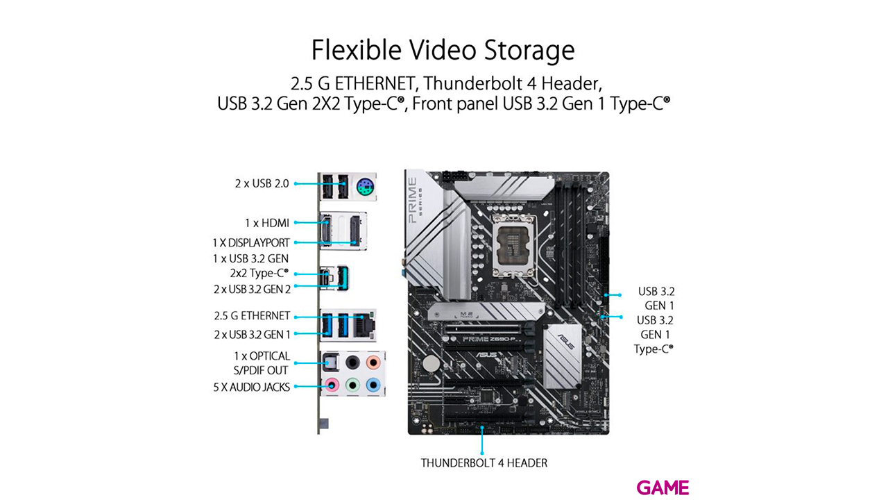 ASUS PRIME Z690-P Intel Z690 LGA 1700 ATX - Placa Base-3