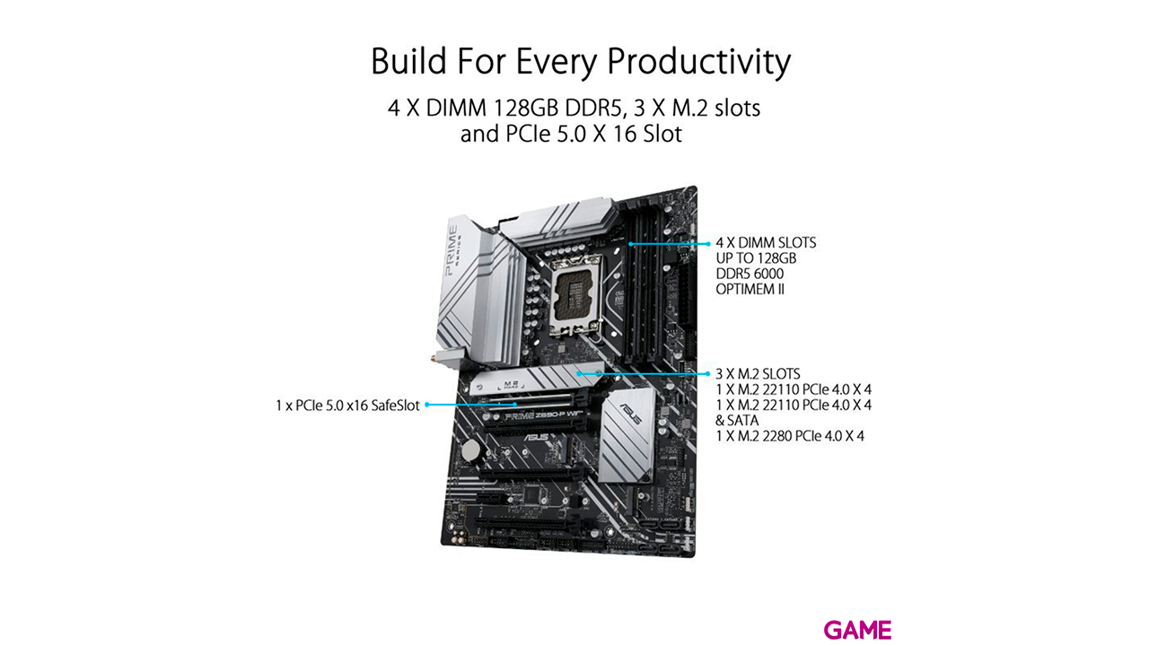 ASUS PRIME Z690-P WIFI Intel Z690 LGA 1700 ATX-2