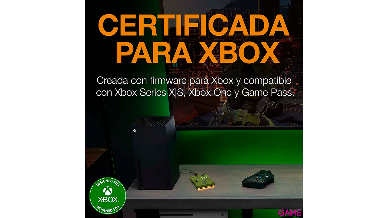 Seagate Game Drive 2TB Xbox Halo Infinite - Disco Duro externo-2