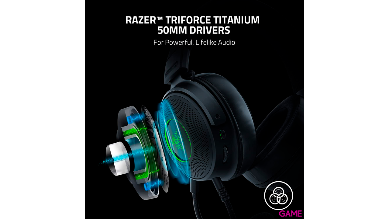 Razer Kraken V3 Hypersense - Auriculares Gaming-2