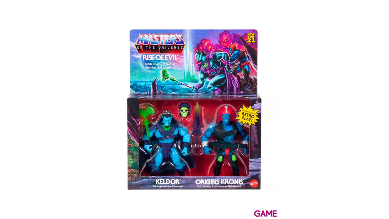 Pack 2 figuras Keldor and Kronis Rise of Evil Masters of the Universe 14cm-0