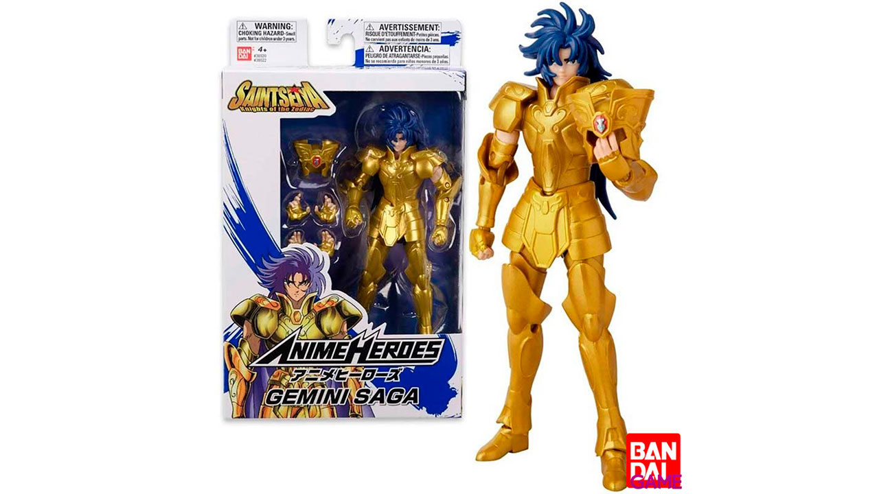 Figura articulada Gemini Saga Saint Seiya Los Caballeros del Zodiaco-0