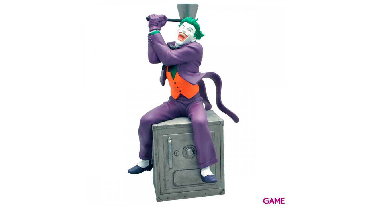 Hucha Figura Joker sobre caja fuerte de 32 cm-1