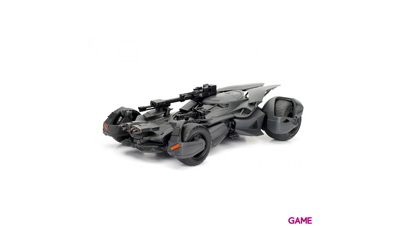 Set figura + coche Batmovil metal La Liga de la Justicia DC Comics-0
