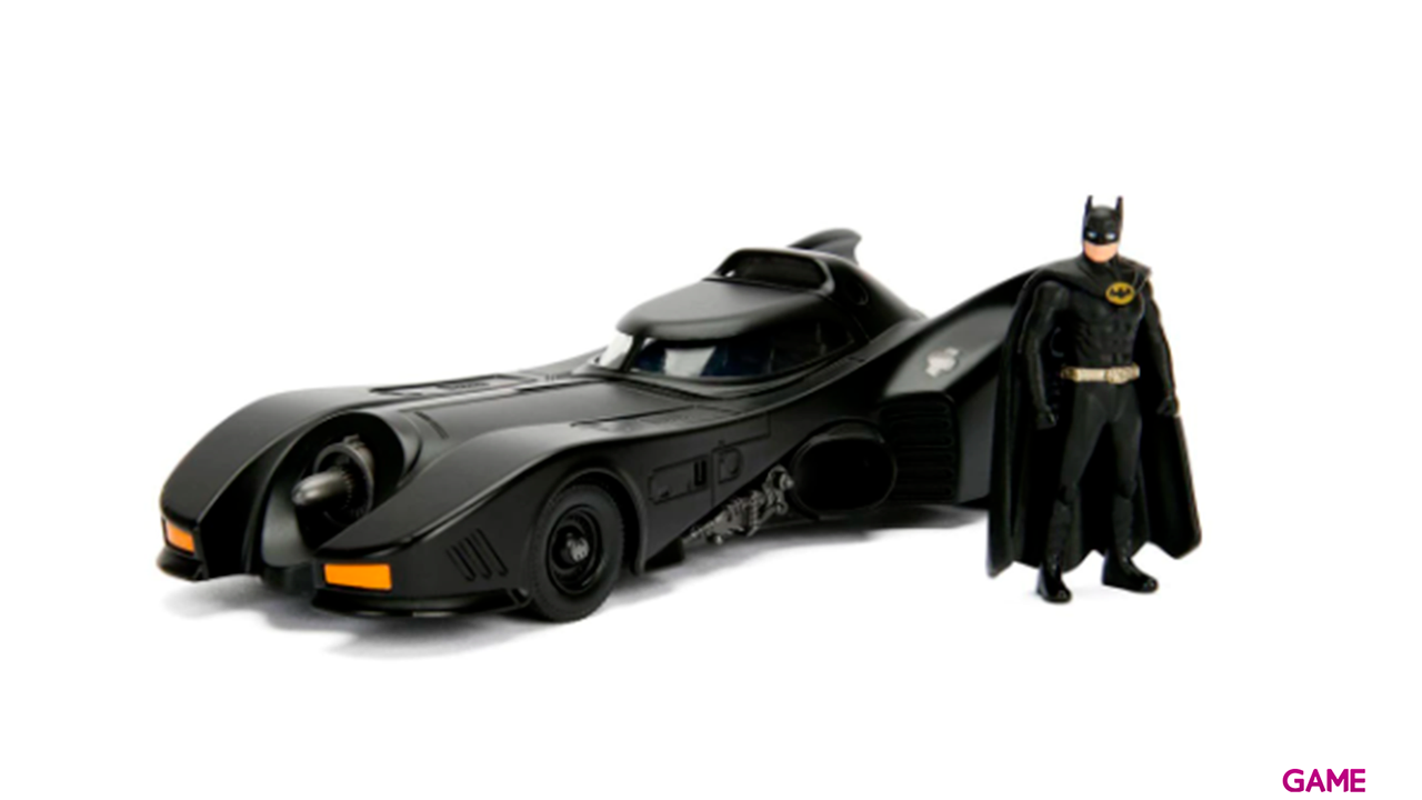 Coche DC Comics Batmobile 1989 y Batman Escala 1/24-0