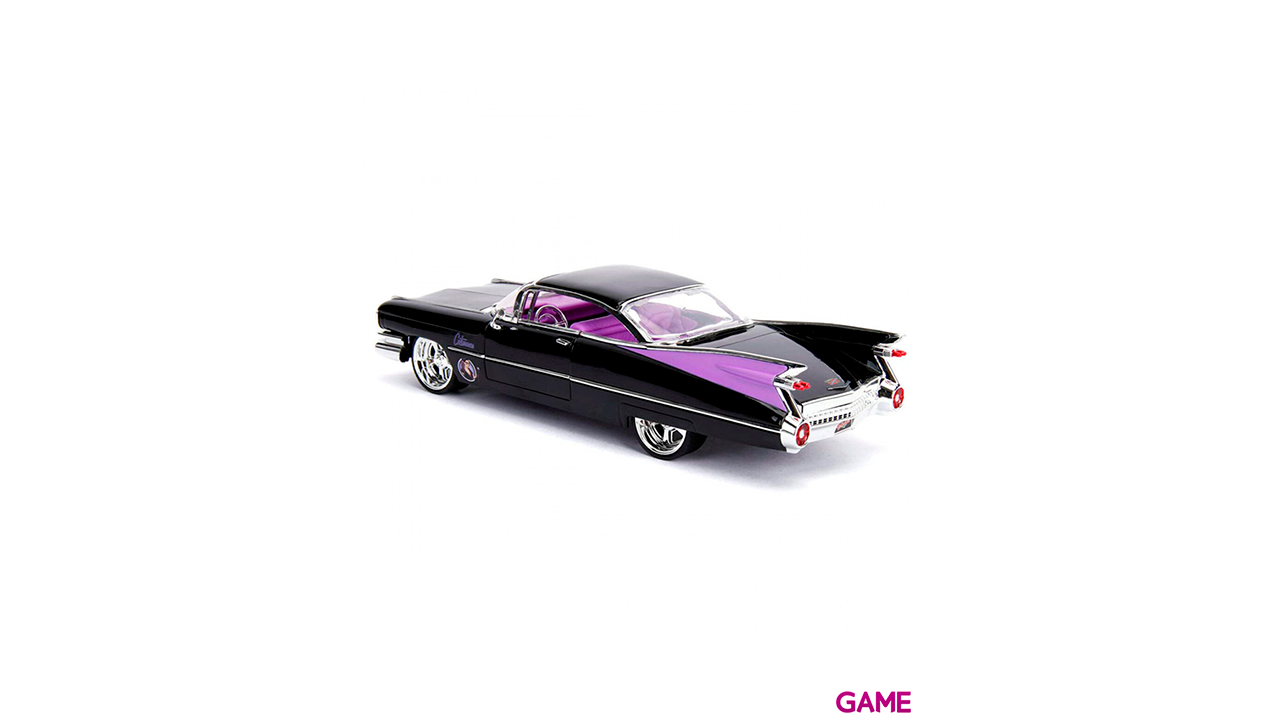 Set figura + coche metal Cadillac Coupe Deville 1959 Catwoman DC Comics-3