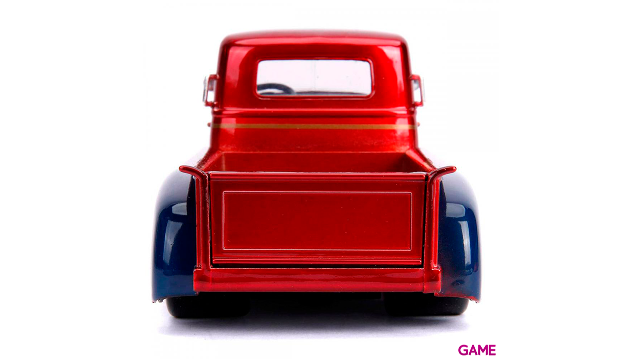 Set figura + coche metal Chevy Coe Pickup 1952 Wonder Woman DC Comics-3