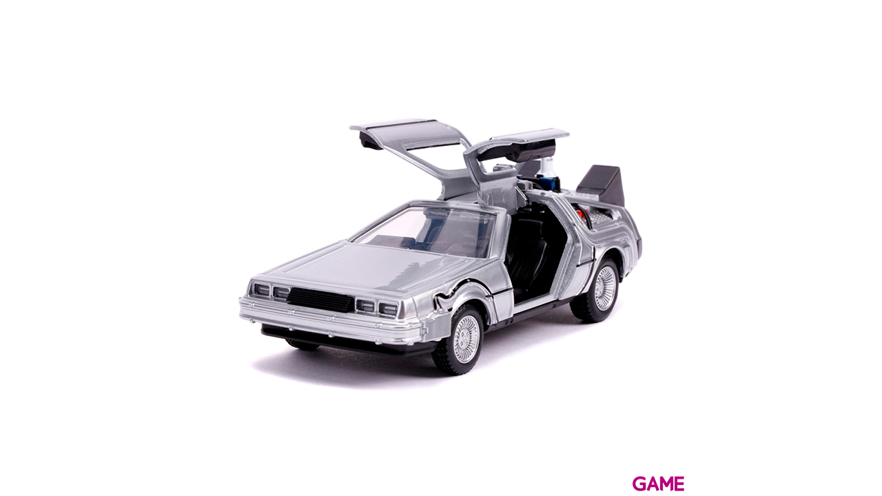 Coche metal Time Machine DLorean Regreso al Futuro-0