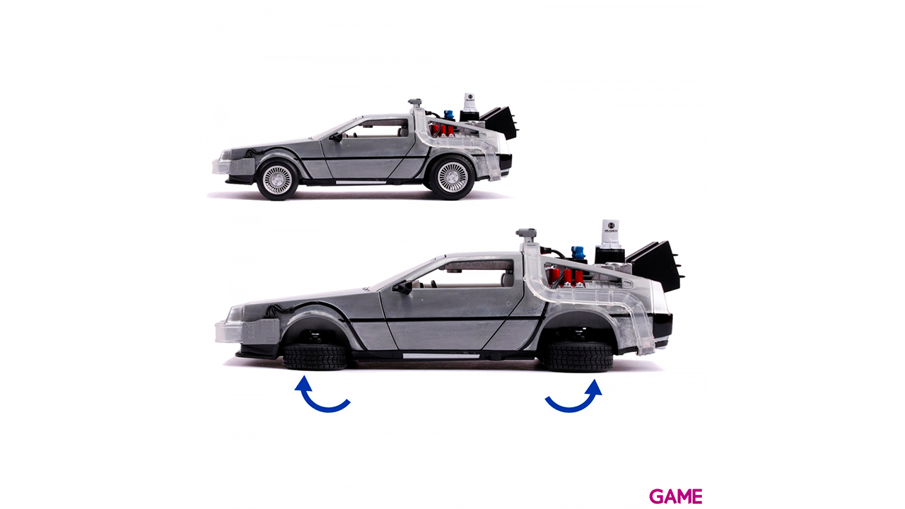 Coche metal Time Machine DLorean Regreso al Futuro-3