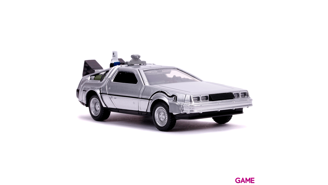 Coche metal Time Machine DLorean Regreso al Futuro-4