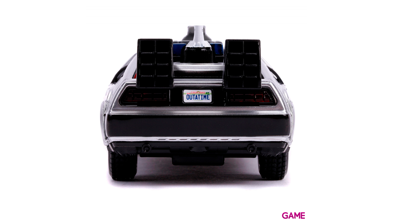 Coche metal Time Machine DLorean Regreso al Futuro-6