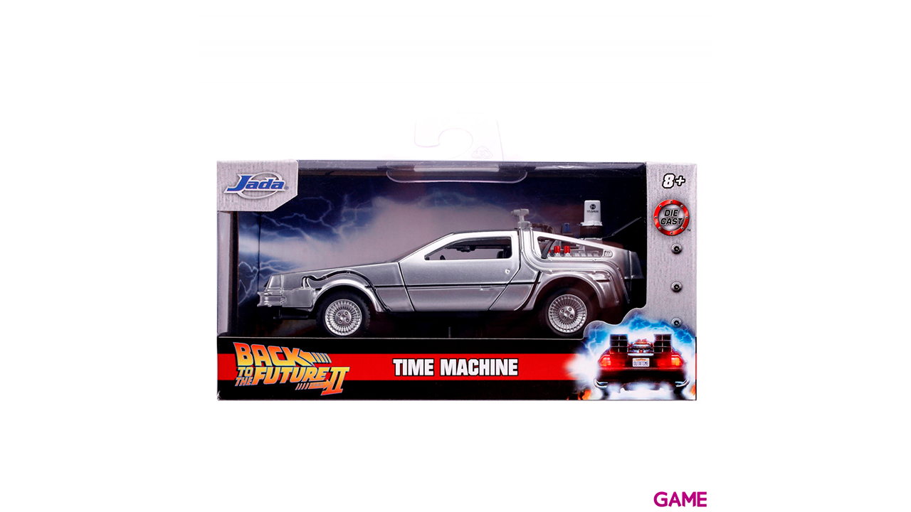 Coche metal Time Machine DLorean Regreso al Futuro-7
