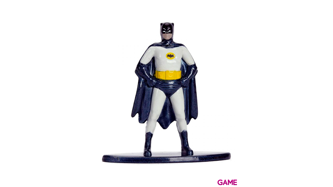 Set figura + coche Batmovil Metal 1966 Batman DC Comics-1