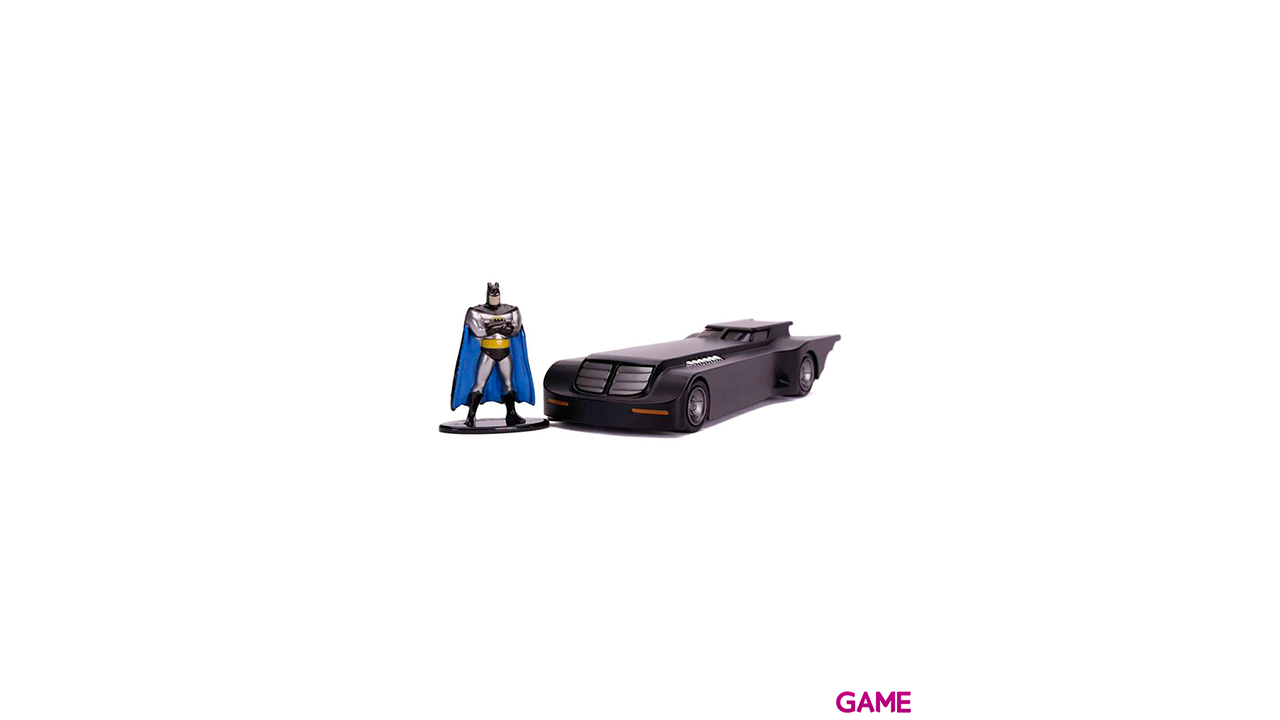 Set figura + coche Batmovil metal Batman DC Comics-0