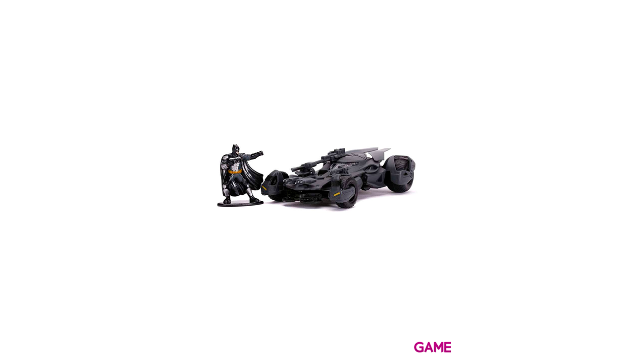 Set figura + coche Batmovil metal Batman DC Comics-0
