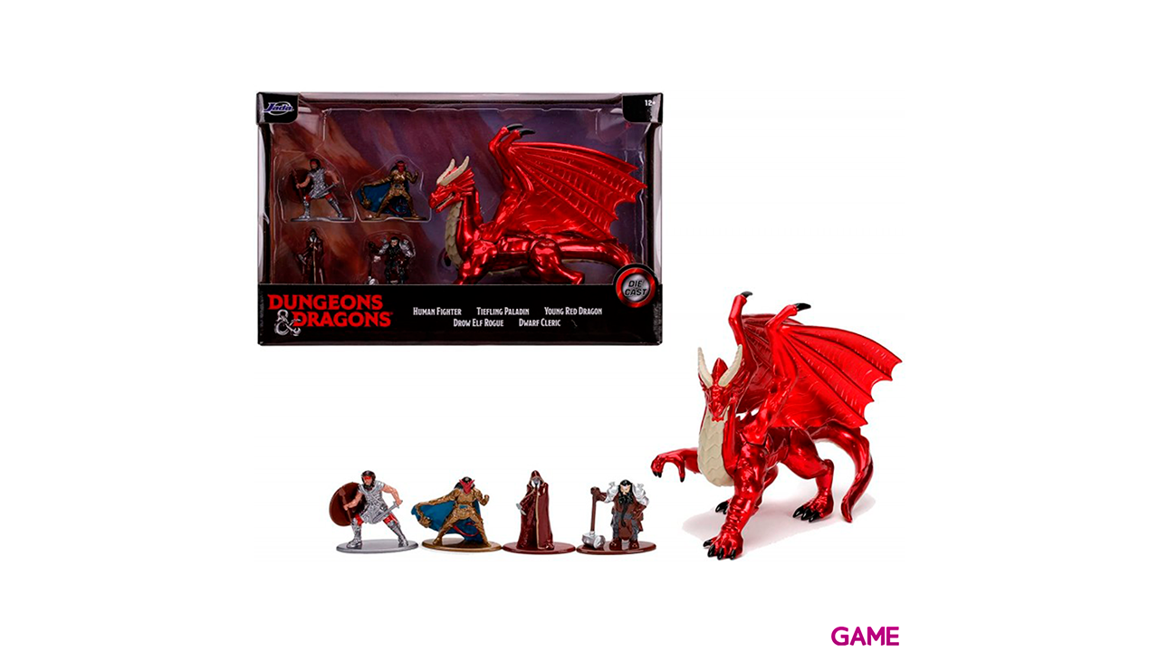 Set figuras deluxe Dragones y Mazmorras 4cm-0