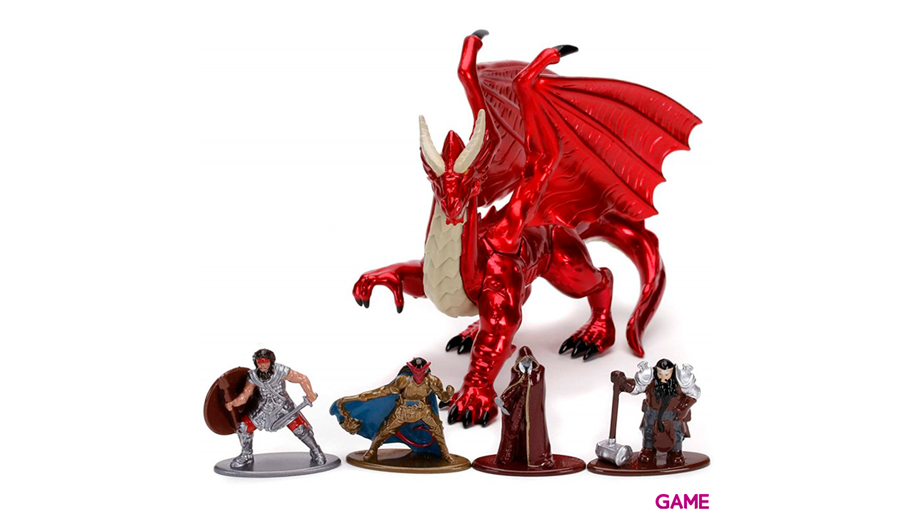 Set figuras deluxe Dragones y Mazmorras 4cm-1