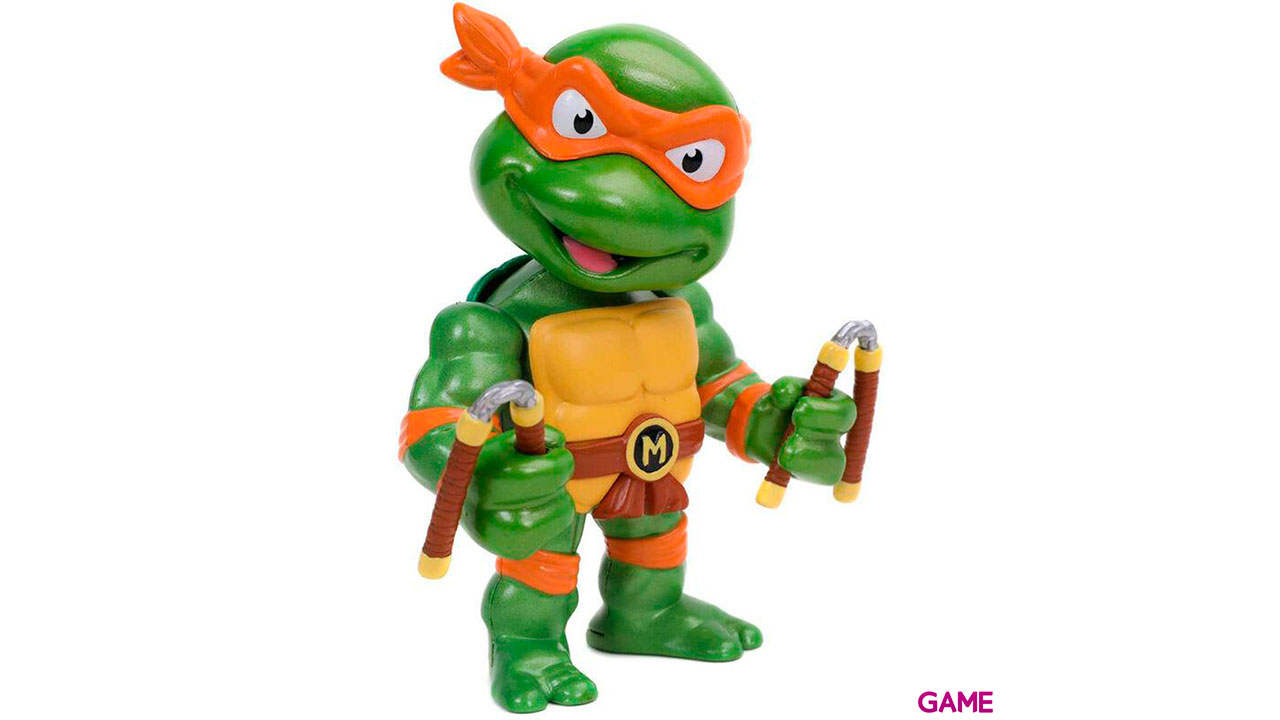 Figura metalfigs Michelangelo Tortugas Ninja 10cm-2