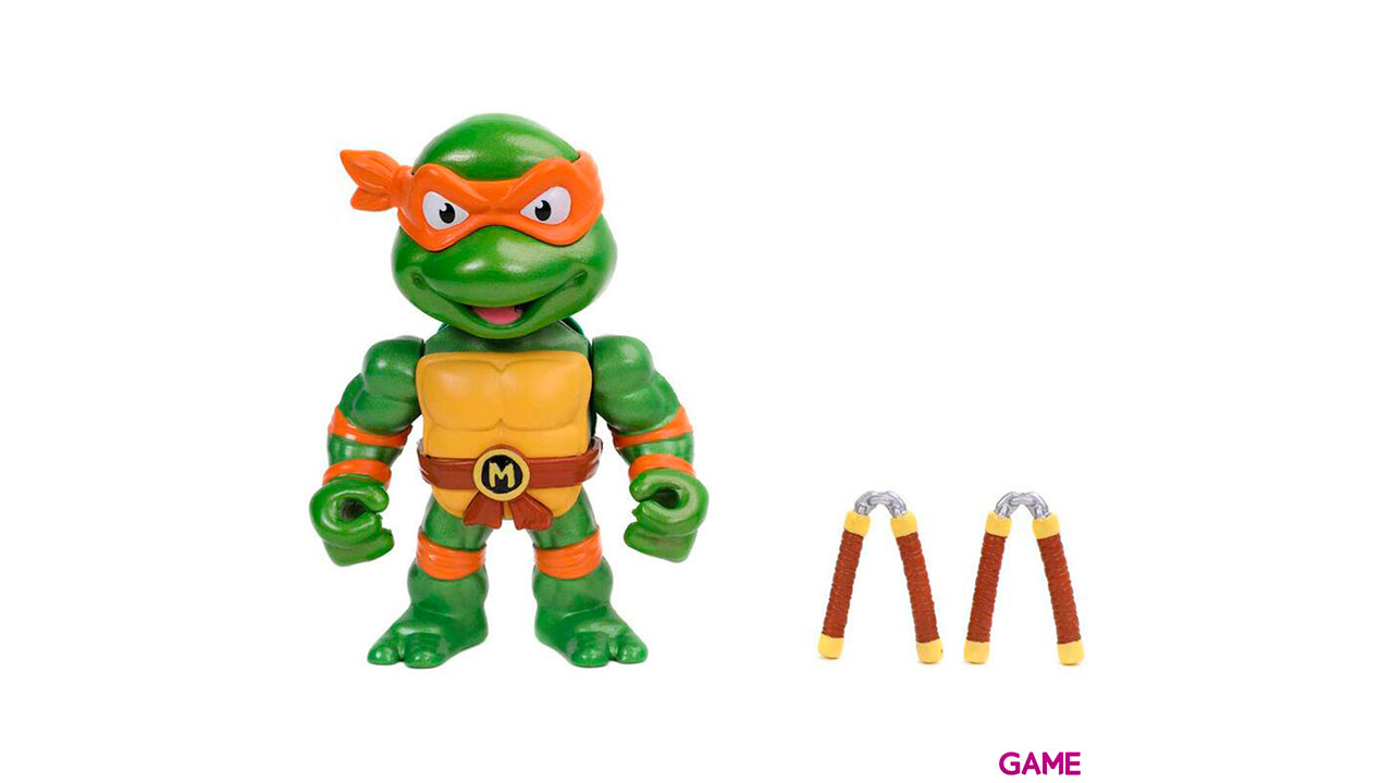 Figura metalfigs Michelangelo Tortugas Ninja 10cm-0