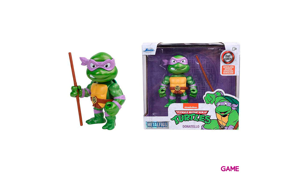 Figura metalfigs Donatello Tortugas Ninja 10cm-0