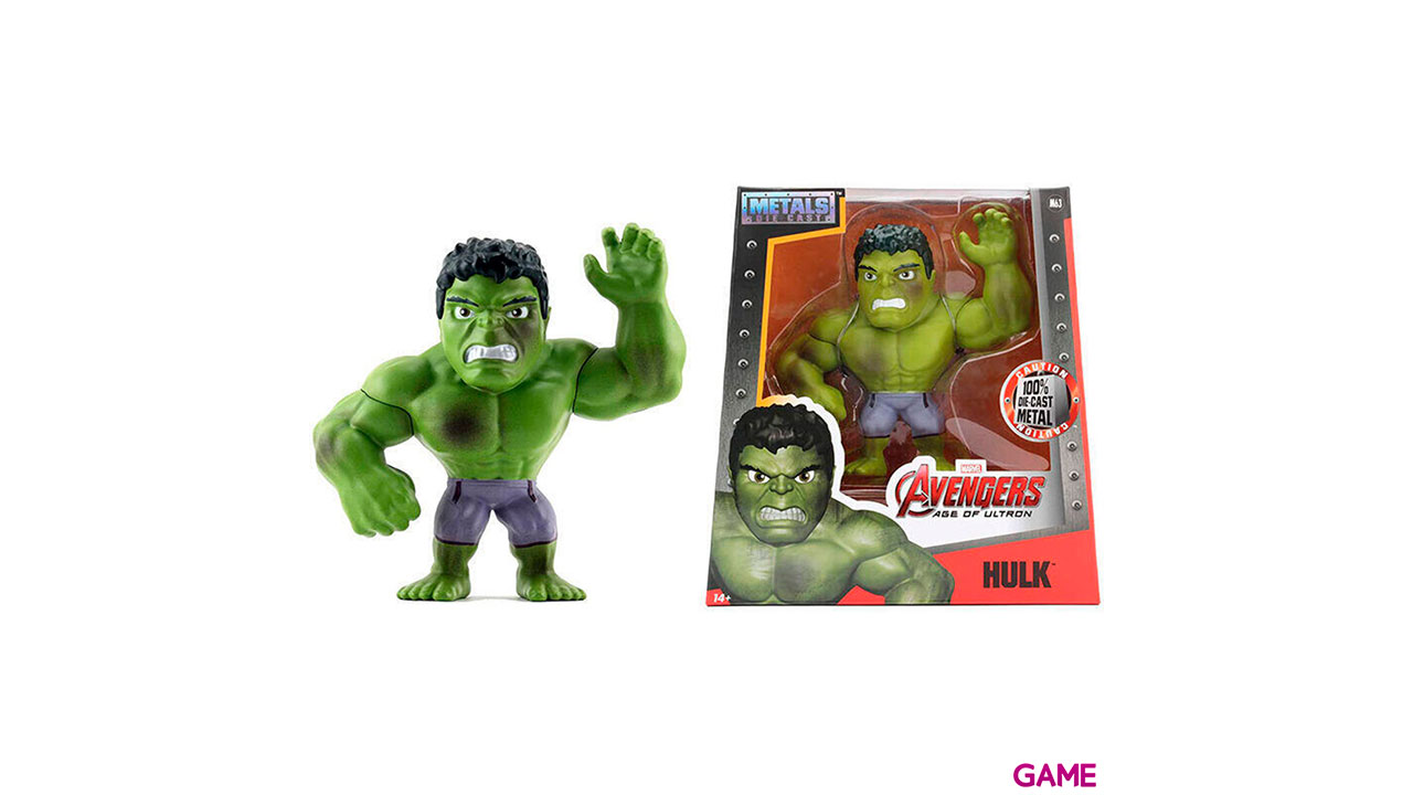 Figura metal Hulk Los Vengadores Avengers Marvel 15cm-0