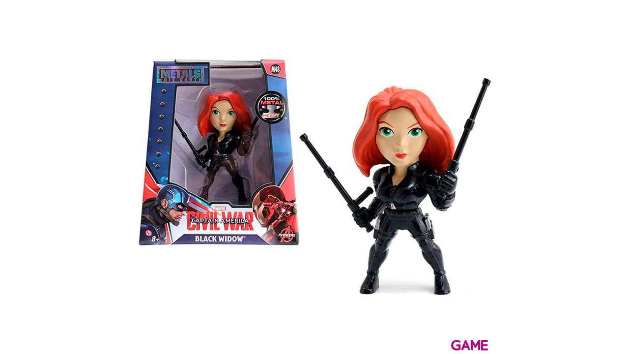 Figura metal La Viuda Negra Marvel 10 cm-0