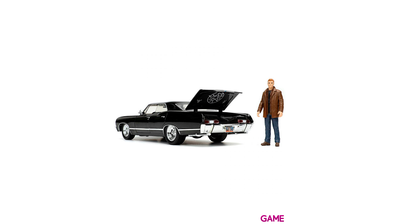 Set figura Dean Winchester + coche Chevy Impala Sport Sedan Sobrenatural-2