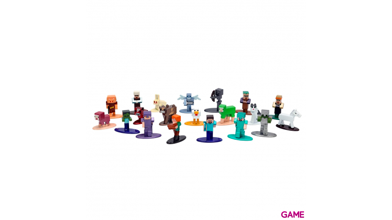 Set 20 figuras Minecraft 4cm-0