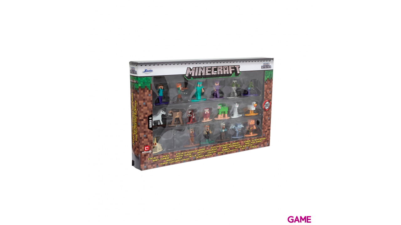 Set 20 figuras Minecraft 4cm-2