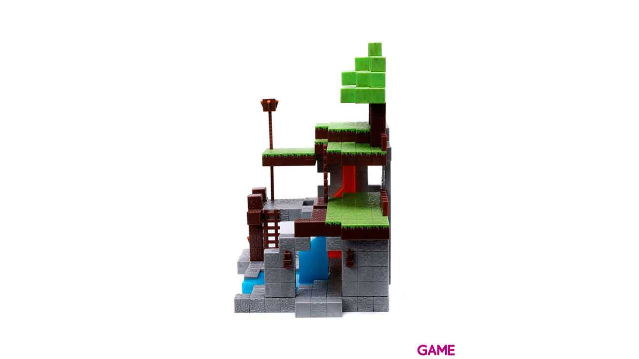 Escenario Mundo Minecraft + 2 figuras-3