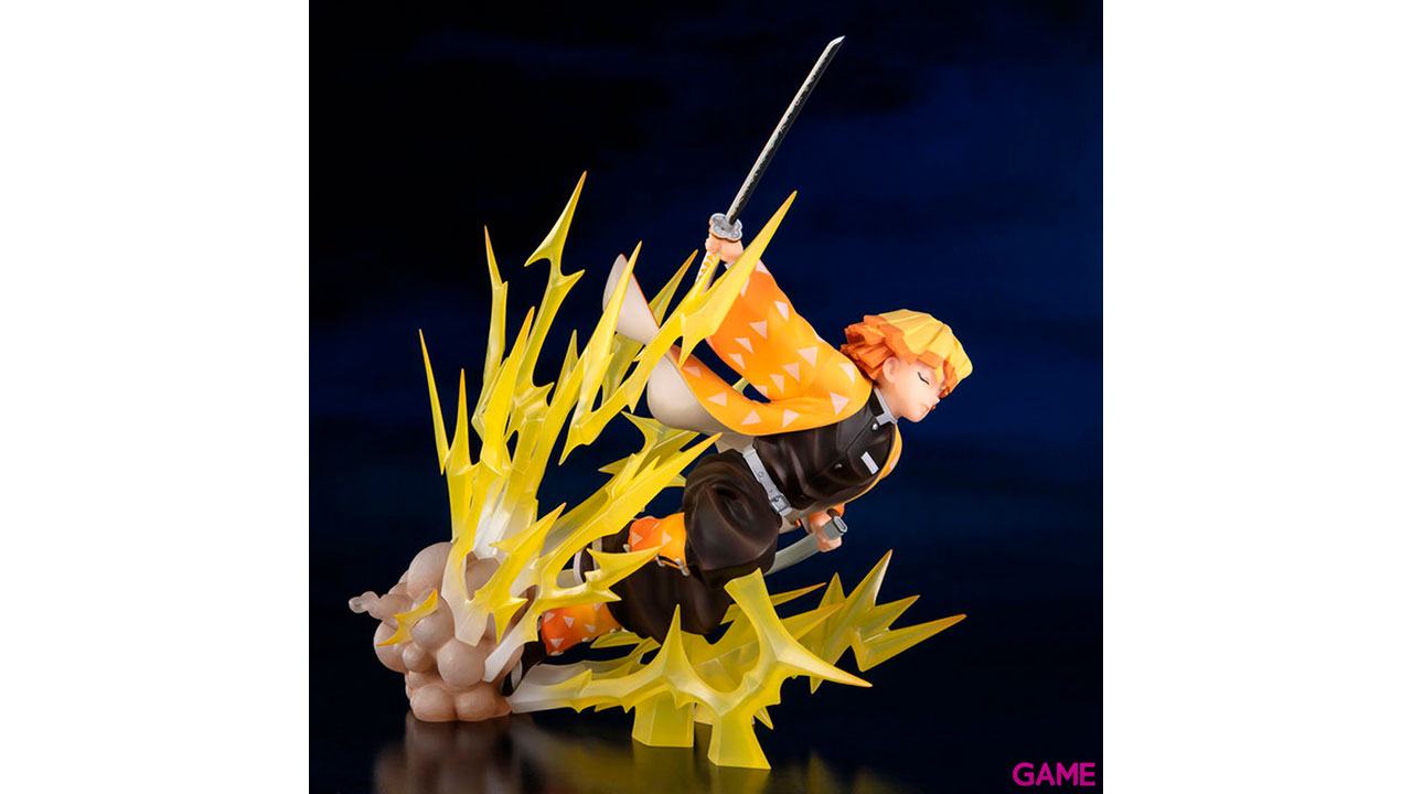 Estatua Figuarts Zero Agatsuma Zenitsu Breath of Thunder Demon Slayer Kimetsu No Yaiba 21cm-1