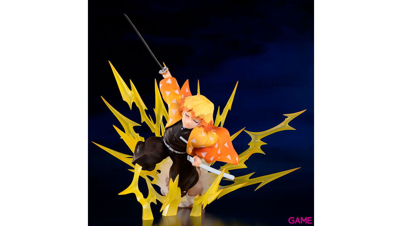Estatua Figuarts Zero Agatsuma Zenitsu Breath of Thunder Demon Slayer Kimetsu No Yaiba 21cm-3