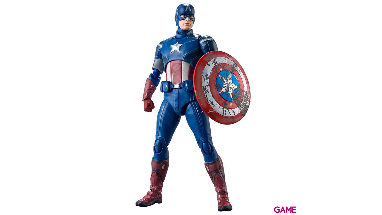 Figura Capitan America Vengadores Avengers Marvel 15cm-0