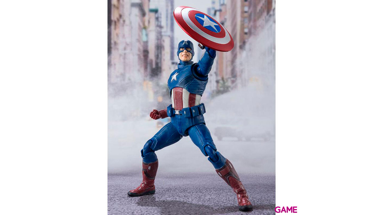 Figura Capitan America Vengadores Avengers Marvel 15cm-1