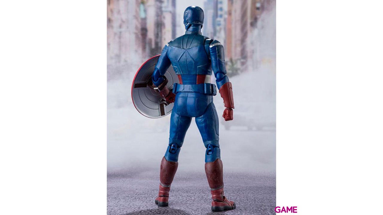 Figura Capitan America Vengadores Avengers Marvel 15cm-3