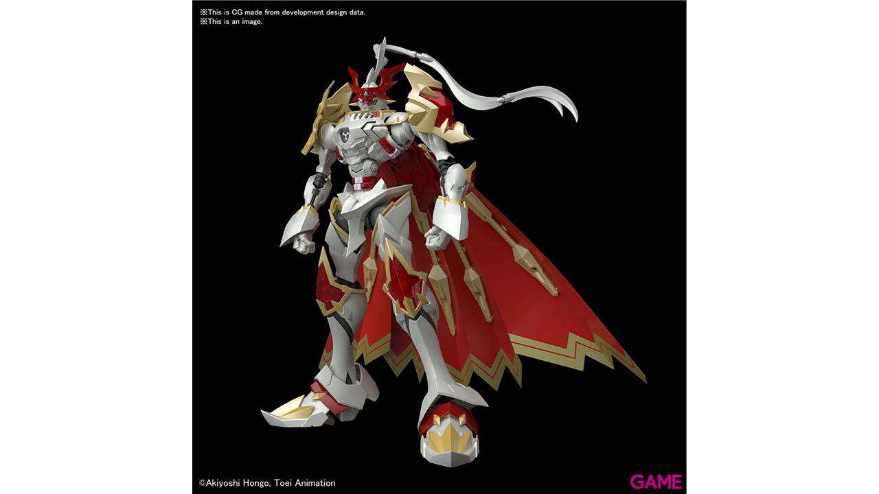 Figura Model Kit Dukemon Gallantmon Amplified Digimon Tamers 25cm-2