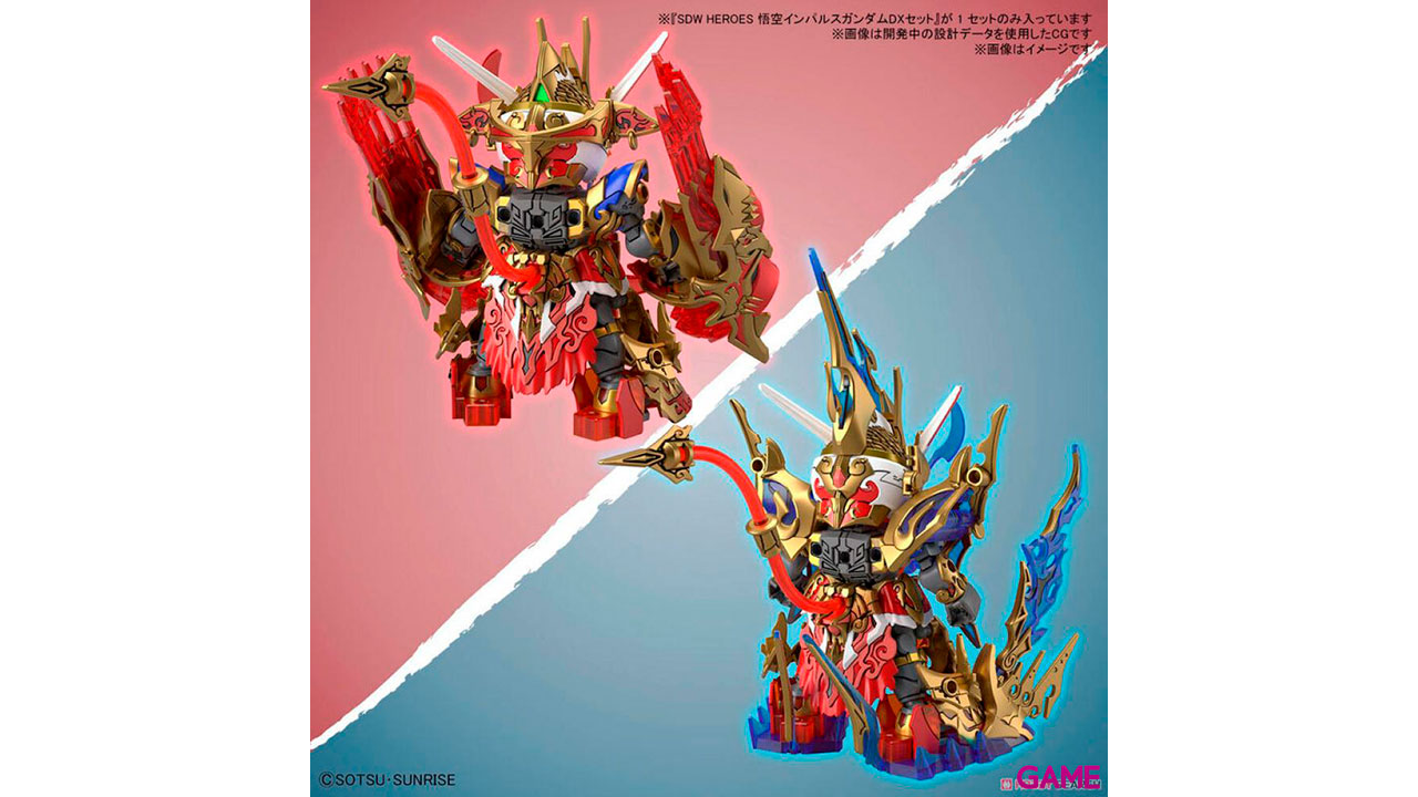 Figura Model Kit Wukong Impulse SD Gundam World Heroes-3