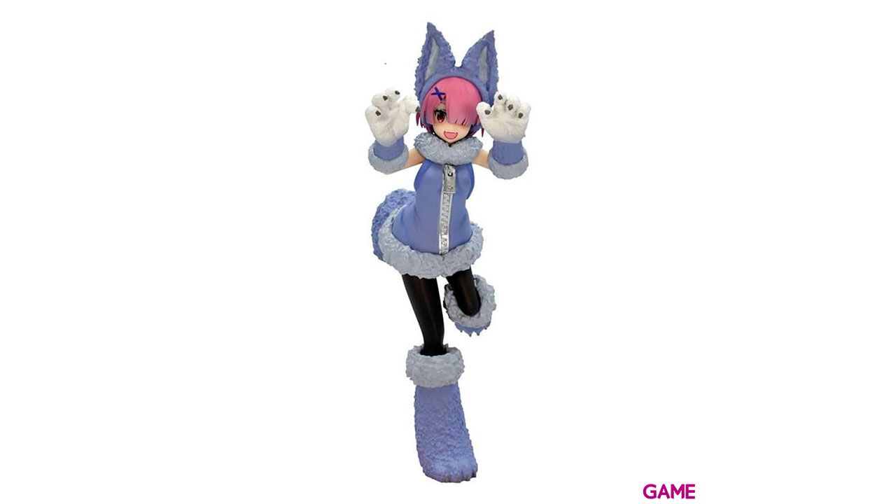 Estatua Ram The Wolf and the Seven Kids Re ZERO Starting Life in Another World 21cm-0